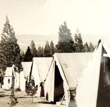 1940s WW2 RPPC Military Army Camp Postcard Real Photo Unposted Antique F10A - €25,73 EUR