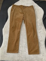 Bonobos Slim Straight Brown Corduroy Chino Mens Pants Size 40x32 - £15.46 GBP