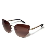 NEW MICHAEL KORS Rhinestone Brown Gold Cat Eye MK 1058B Sunglasses + Case - €69,14 EUR