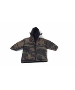 Athletech Jacket Size 4 / 5  REVERSIBLE Black &amp; Camouflage Padded  w/  H... - $16.36 CAD