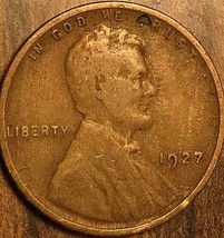 1927 Usa Lincoln Wheat Small Cent Penny - £1.43 GBP