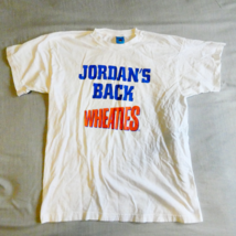 Vintage Jordan’s Back Wheaties T-Shirt 90s Chicago Bulls Size XL RARE Bl... - $2,767.43 MXN