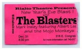 The Blasters Concert Ticket Stub Décembre 31 Tucson Arizona - $41.52