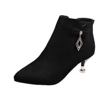 Brand Fashion Women Boots Sexy Ankle Boots For Women High Heel Shoes Woman Autum - £30.90 GBP