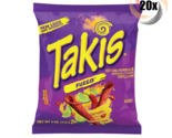 20x Bags Takis Fuego Hot Chili Pepper &amp; Lime Flavor Tortilla Chips | 4oz | - £46.27 GBP