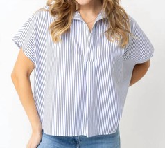 Karlie Harper Top Navy - $54.00