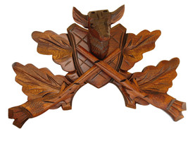 New German Made Wood Cuckoo Clock Case Deer Crown - Choose from 4 Sizes! - £36.57 GBP+