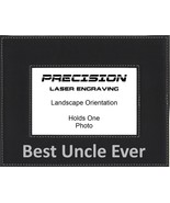 Uncle Gift Best Uncle Ever Engraved Leatherette Frame - £17.29 GBP+
