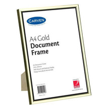 Carven Document Frame A4 - Gold - £34.00 GBP