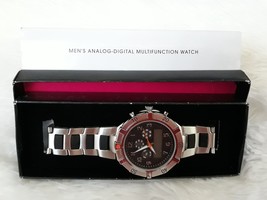 AVON &quot;Men&#39;s Analog-Digital Multifunction Watch&quot; (Quartz Movement, Link B... - $19.53