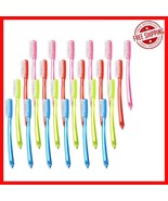 24-Piece Extra Hard Toothbrush Set - Ergonomic Design for Ultimate Cleaning - $34.42 CAD