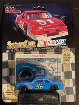 Racing Champion Stock Car NASCAR Tom Peck 1/64 scale Collector&#39;s Card an... - $5.89
