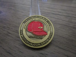 US Army Association Of Quartermasters Red Hat Chapter  Challenge Coin #432Q - £7.03 GBP
