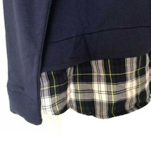 IZOD Womens Long Sleeve Tie Front 2 Fer Sweatshirt,XX-Large,Peacoat/navy Blue - £30.02 GBP