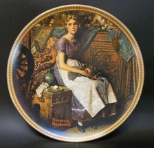 Norman Rockwell Rediscovered Women Porcelain Plate Dreaming in the Attic - £7.91 GBP