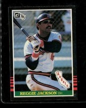 Vintage 1984 Donruss Baseball Trading Card #57 Reggie Jackson Anaheim Angels - £7.77 GBP