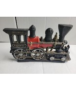 Old Cast Iron Locomotive Train Heavy Door Stop 5lbs. 12 Inc Long 7 High - $34.65