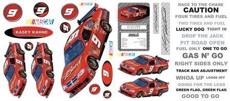 NASCAR Kasey Kahne Wall Appliques Decal Racing Stickers Man Cave Decor Budweiser - $19.34