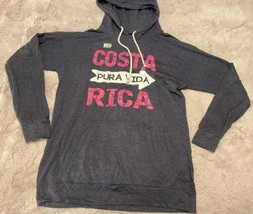 Pura Vida Costa Rica Hoodie Womens Large Long Sleeve - £13.17 GBP