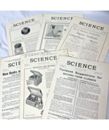 6 Issues Science AAAS Magazine January February 1939 Biochemistry Vintage - £19.95 GBP