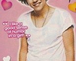 Harry Styles One Direction teen magazine pinup clipping teen idols white... - $3.50