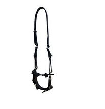 Horse Bridle-Halter Handmade Leather Side Pull New All Black Adjustable SPHFA1 - $53.46