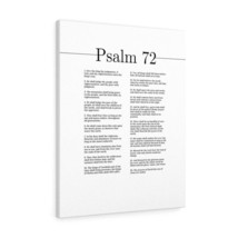   Blessed Be The Lord God Psalm 72 Bible Verse Canvas Christian  - £60.93 GBP+