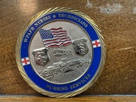 US Air Force Challenge Coin Wright Patterson Medical Center Nursing Serv... - $34.64