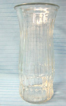 EO Brody Co. Vase Crystal Clear Pressed Glass Vintage Large Container - £23.97 GBP