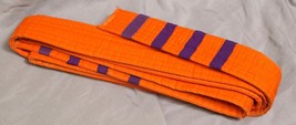 Vintage Orange Belt Karate Taekwondo Youth Size g30 - £7.75 GBP