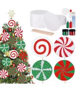MiniInflat 37 Pc Foam Circles Set 4 Inch Craft Discs for DIY Xmas Decor - $21.51 CAD