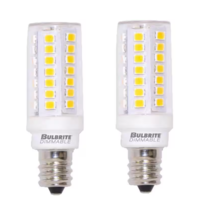 Bulbrite 60 - Watt Equivalent Warm White Light T6 (E11) Mini-Candelabra ... - $18.05