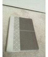 KJV STUDY BIBLE CROSS REFERENCE  STONE COVER RED LETTER - $20.75