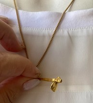 ⭕VTG, necklace, collier, necklace, collana, vintage, metal, metall, gold... - $225.80 MXN