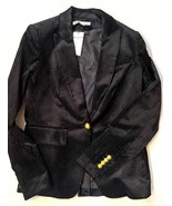 Veronica Beard Corduroy Velvet Dickey Blazer Jacket Black Sz 2 NWT $695 - $408.94 CAD