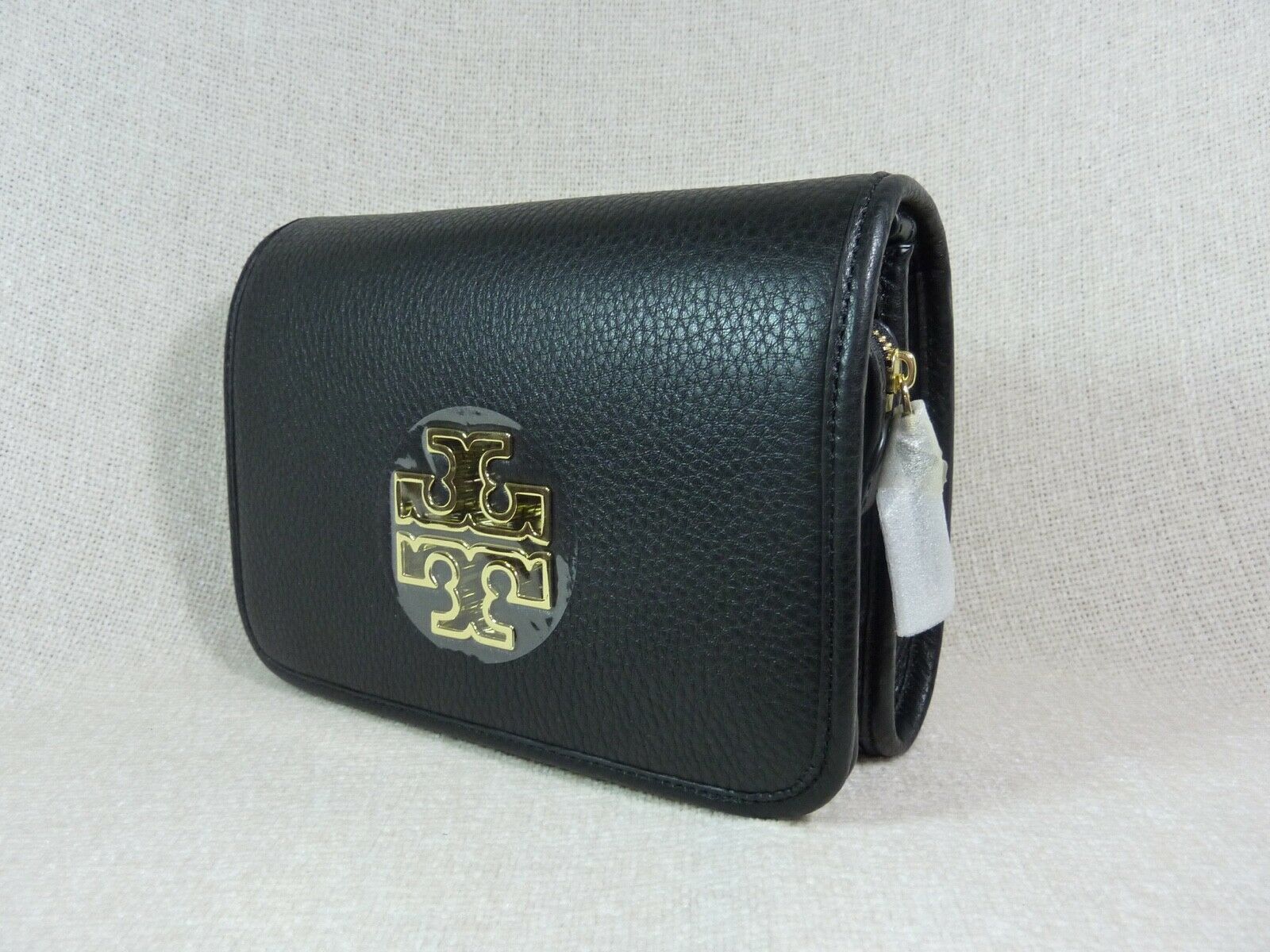NEW Tory Burch Black Leather Britten Combo Cross Body bag/Clutch  - $425 Item image 2