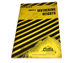 Cliffs Notes On Brontes Wuthering Heights Vintage 1979 Booklet - $4.87