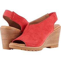 Sorel Women&#39;s Leather Sandal After Hour Singback Red - $78.63