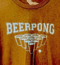 BEER PONG Funny Novelty T-shirt College Beer Mr Chips Size Large - $163.66 MXN
