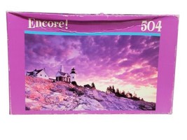 Encore! Pemaquid Point 504 Piece Jigsaw Puzzle Lighthouse - £10.89 GBP