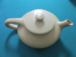 Flat Ceramic Teapot Tea For One - Beige - Pick One (Number: 3- Beige Two Cups Te - £30.79 GBP