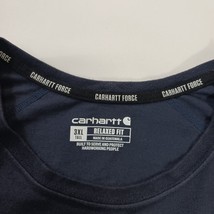 Carhartt Force Relaxed Fit Men's 3XL Tall Blue  Short Sleeve T-Shirt 104616 126 image 3