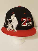 Chicago Greatest MJ Dribbler 23 Black Red Adjustable Era Snapback Hat Cap - £9.58 GBP