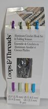 Loops &amp; Threads Aluminum Crochet Hook Set with Scissors - $15.83