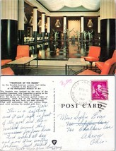 New York Fountain Of The Muses Museum of Art Posted 1961 VTG Postcard - £7.34 GBP