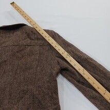 Vintage Bentley Arbuckle Women's 6 Brown 5-Button Lamb Wool Blend Blazer Jacket  image 7