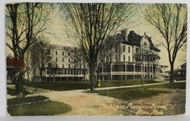 Alma Michigan Masonic Home 1914 to Lowell MI Postcard T11 - £5.36 GBP