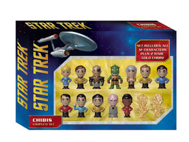 Classic Star Trek Chibi Figures Collectors Set of 14, ND 2016 MINT IN BOX SEALED - £11.66 GBP
