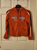 Vintage HARLEY DAVIDSON Womens M Classic Hoodie Hooded Sweatshirt Jacket... - £19.10 GBP