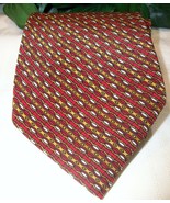 Missoni Barneys Silk Neck Tie Cravatte Vintage Geometric Rust Excellent ... - $34.04 CAD